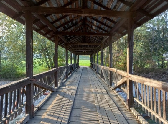 One of many river bridges