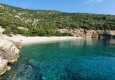 A secluded beach near Lubenice village